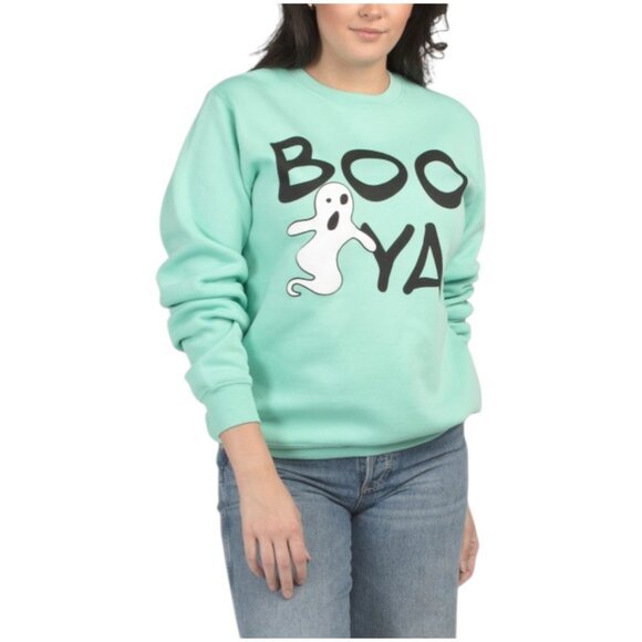 Pacific & Co. Tops - PACIFIC & CO Boo Yah Crew Neck Sweatshirt